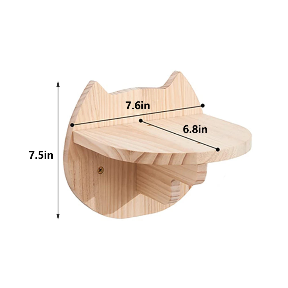 PETRAVELCN Cat Climbing Shelf Wall Mounted Scratching Post