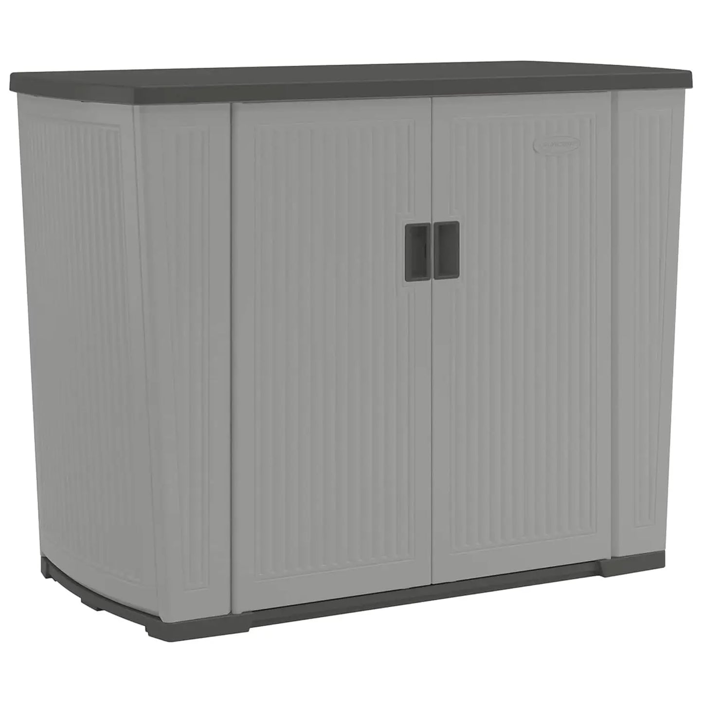 Lockable Resin Outdoor Storage Cabinet Weather-Resistant For Backyard Patio