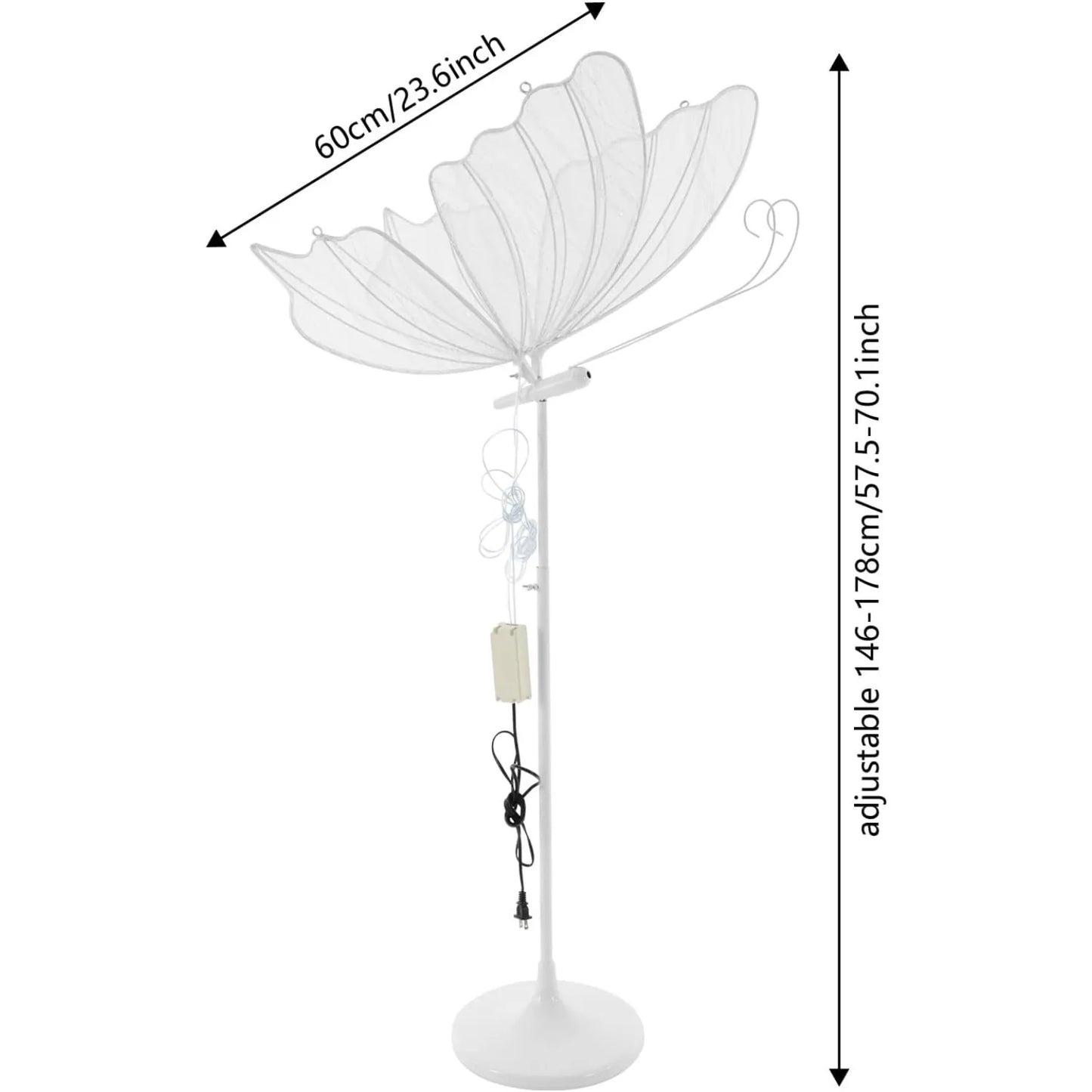 Butterfly Wedding Aisle Lights 2 Pack Romantic Indoor Decoration