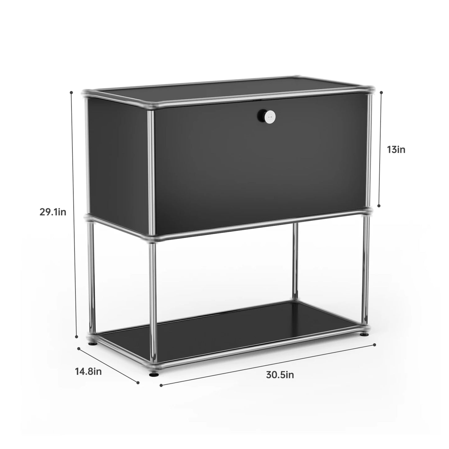 Stainless Steel Storage Cabinet For Living Room And Office