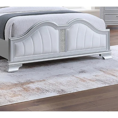 Contemporary Modern Bedroom Bed With Built In USB Charging