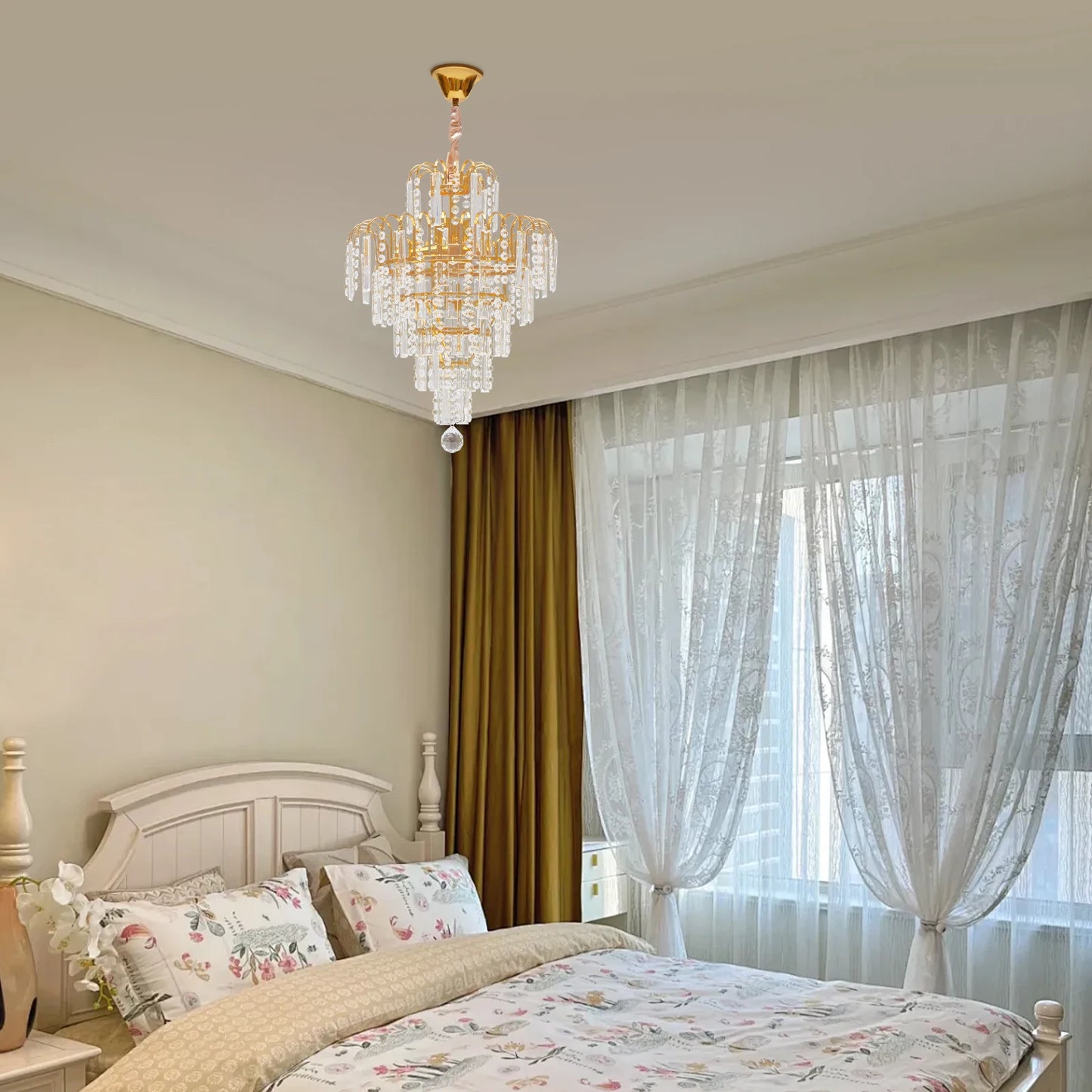 Luxury Crystal Chandelier Ceiling Light Pendant Fixture