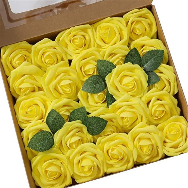 Artificial Foam Rose Flowers for Weddings Bouquets and Centerpieces