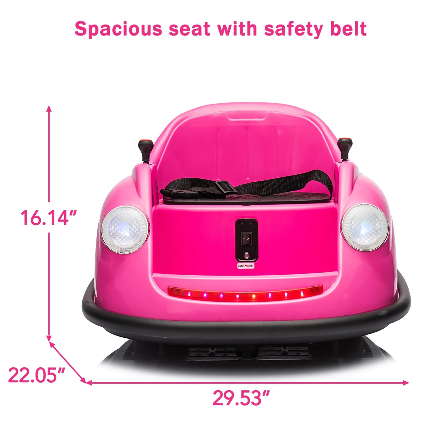 HobbyLane Bumper Cars For Toddlers Ride On 12V Remote