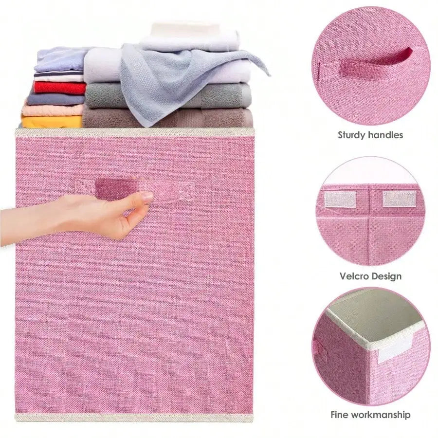 Hign-Concerned Large Collapsible Toy Box With Lid Storage