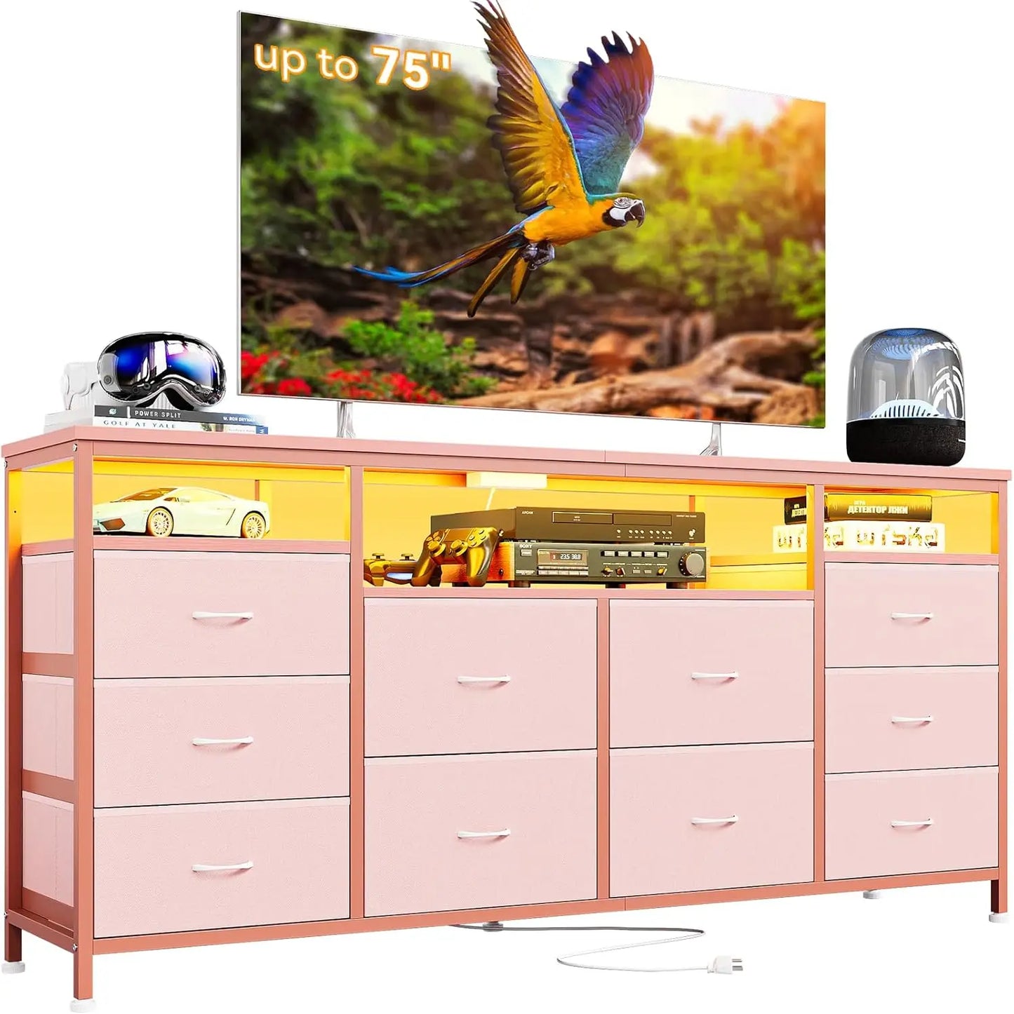 Studyset Ten Drawer TV Stand Dresser