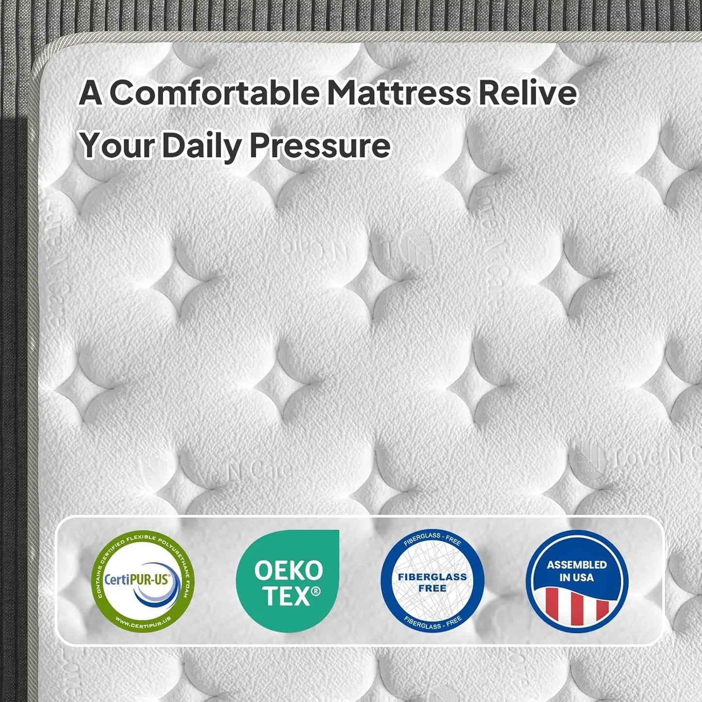BedStory Premium Gel Memory Foam Hybrid Mattress Elite
