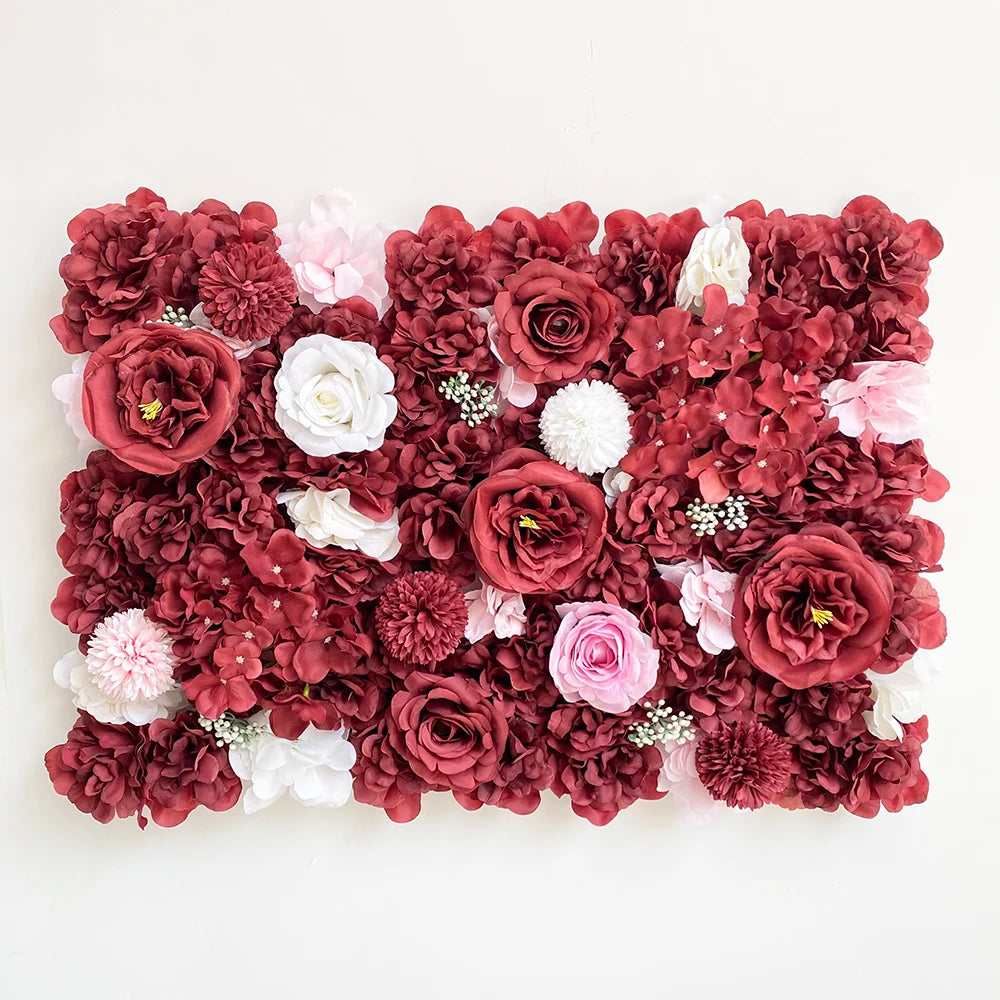 Artificial Hydrangea Rose Peony Panels Wedding Backdrops