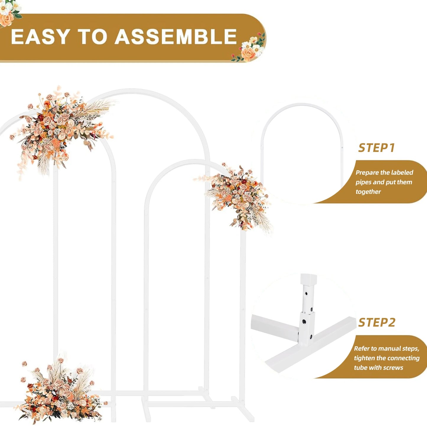 Metal Wedding Arch Balloon Backdrop Stand For Decorations