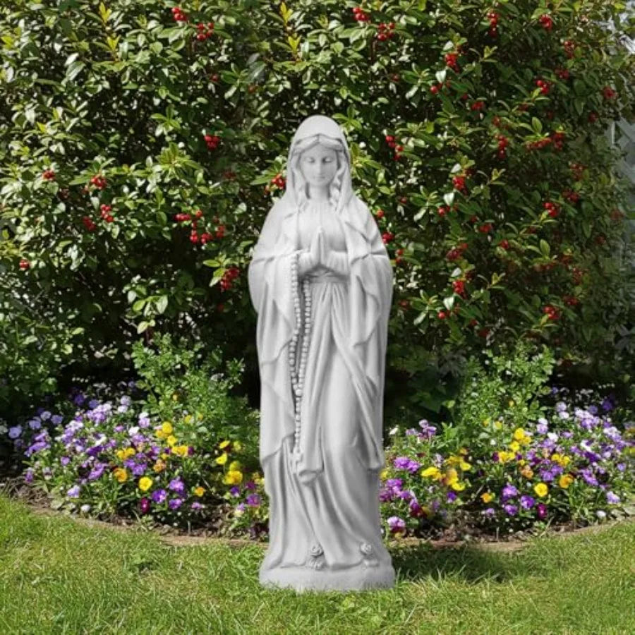 Blessed Mother Garden Statue Weather Resistant Resin