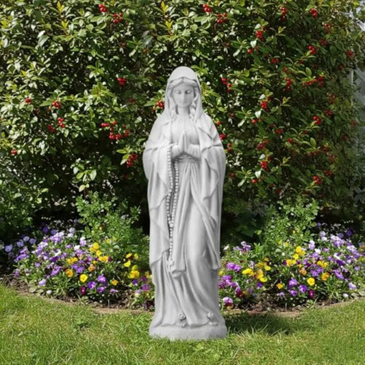 Blessed Mother Garden Statue Weather Resistant Resin