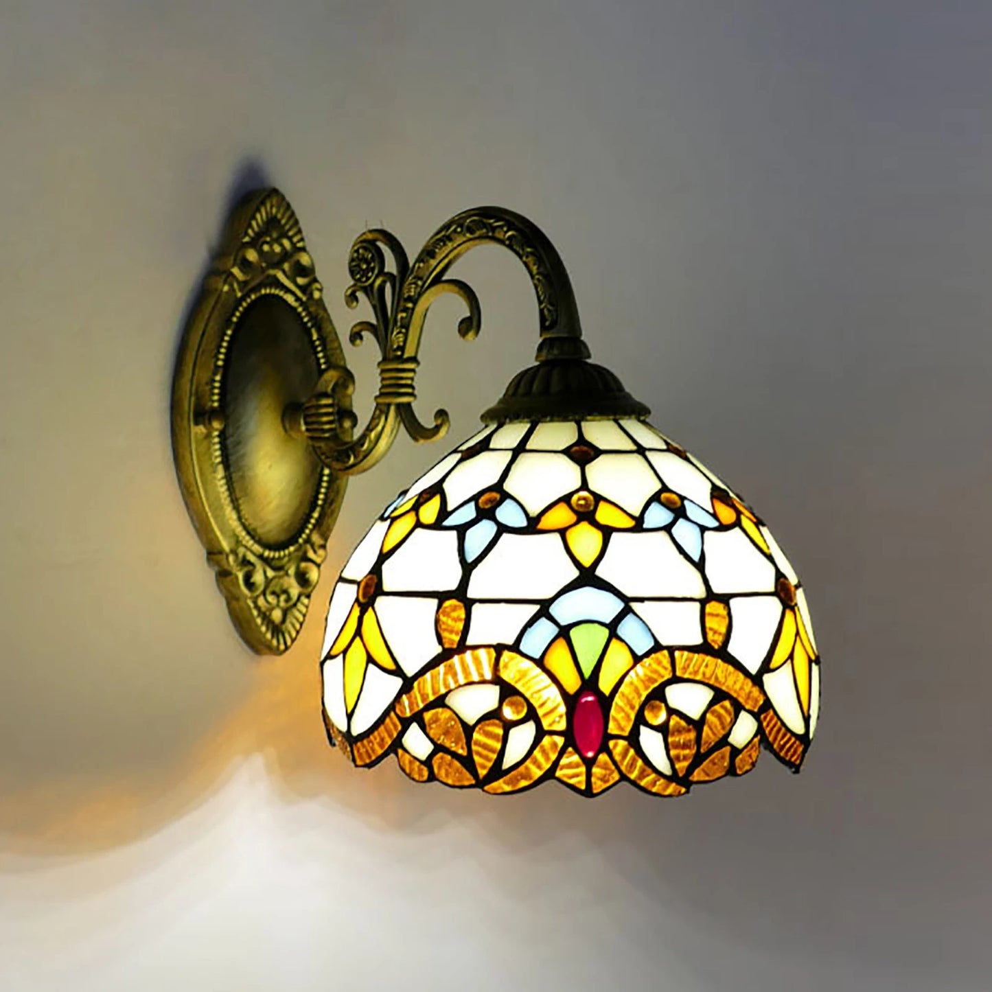 Indoor Vintage Dome Wall Lamp for Living Room Staircase