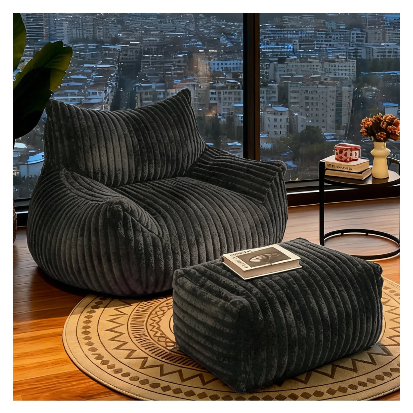 Reading Chair Bean Bag Chairs for Adults Living Room Furniture