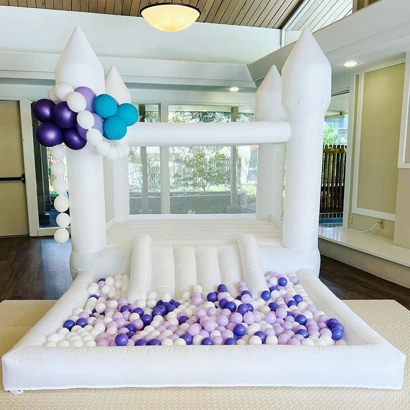 Inflatable Bouncy Castle For Kids With Water Slide