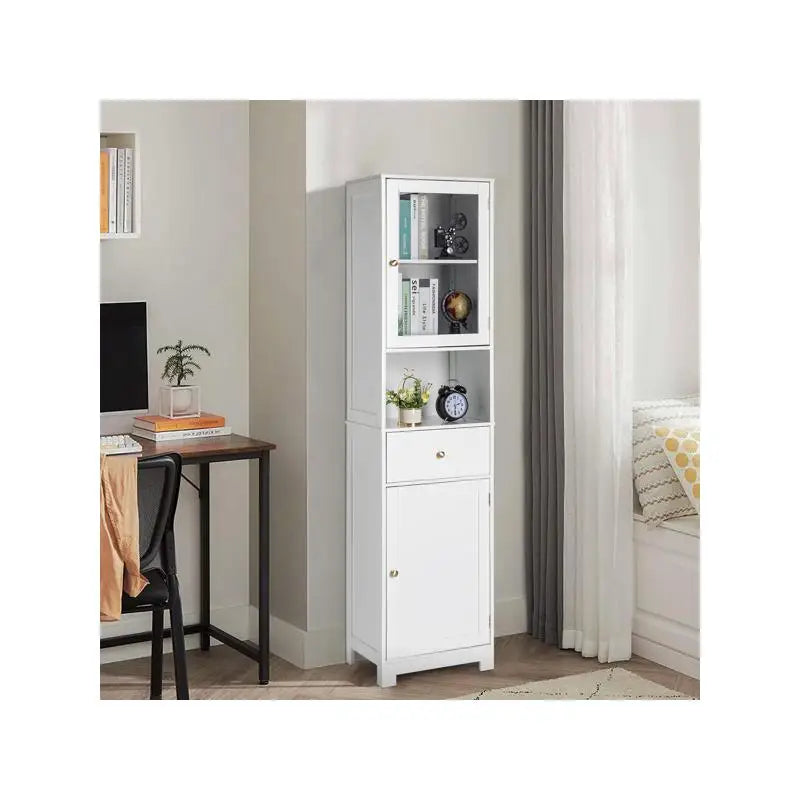 Modern Two Door Bathroom Cabinet With Drawer And Shelf
