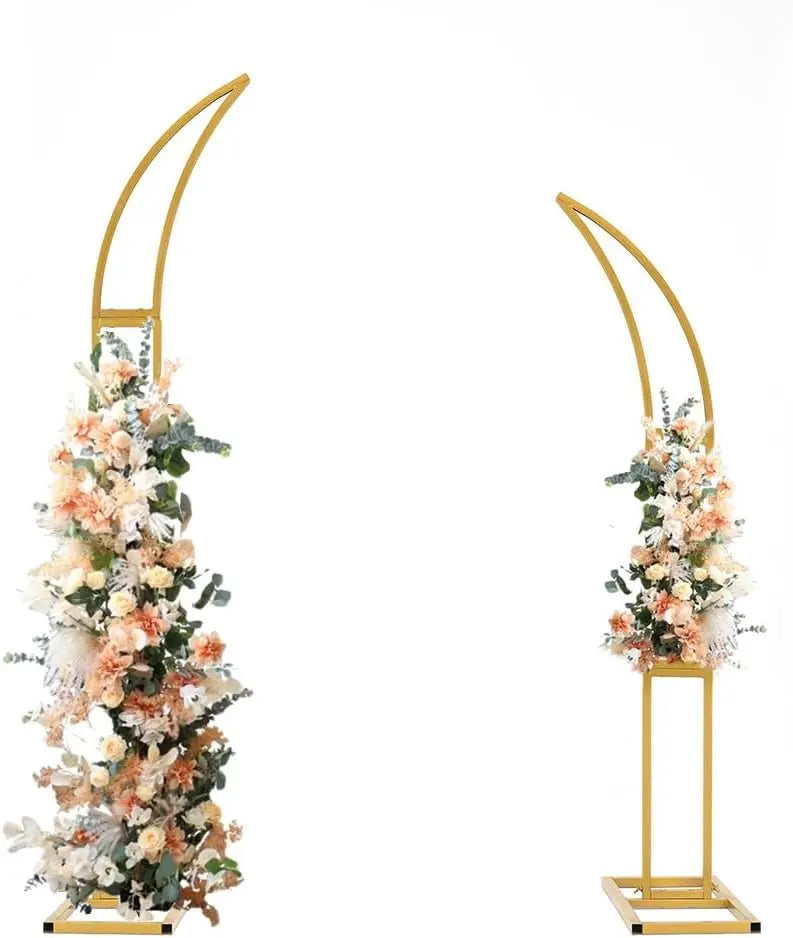 Guangdong Premium Alloy Balloon Arch Stand Curved Wedding BackdropDecorationSuite