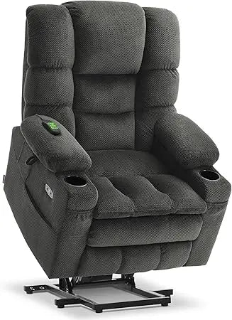 Triple Motor Power Lift Recliner Chair with Massage Heat for Petite Elderly