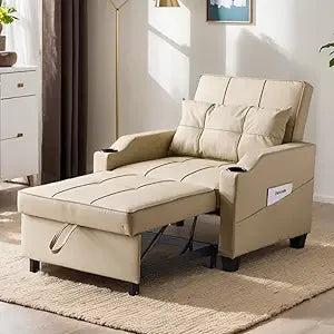 Ticify Sleeper Chair Sofa Bed With USB Type C Ports