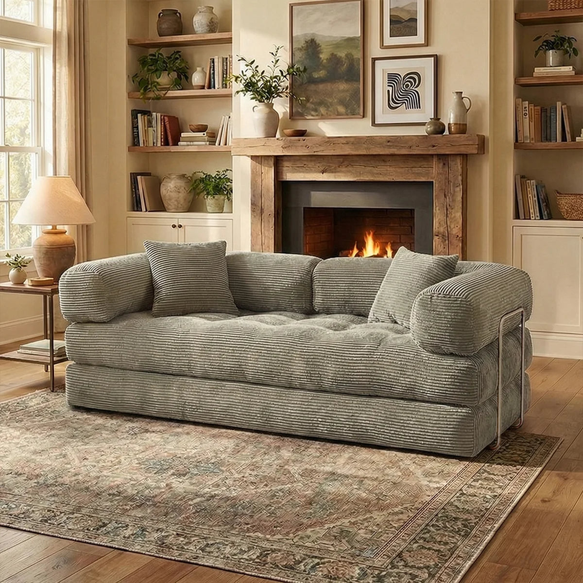 YQzyphyna Futon Sofa Bed 4in1 Convertible Couch Loveseat