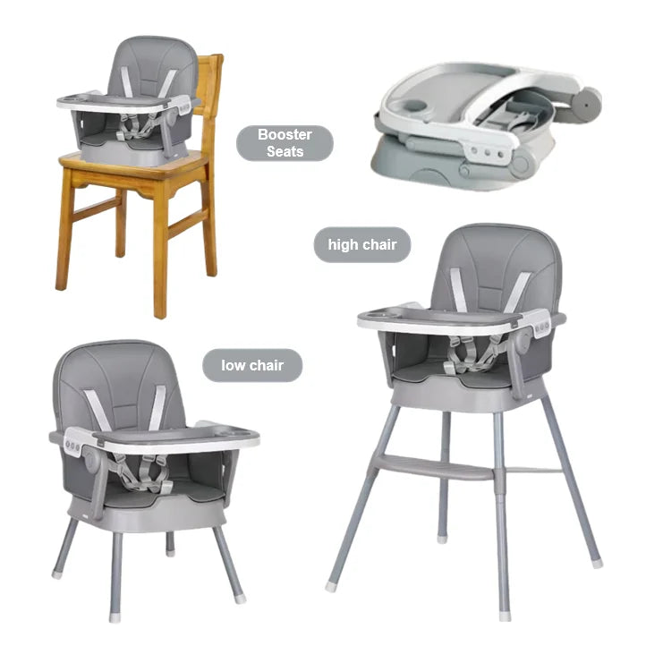 Baby High Chair Table Combo Dining Chair With Adjustable