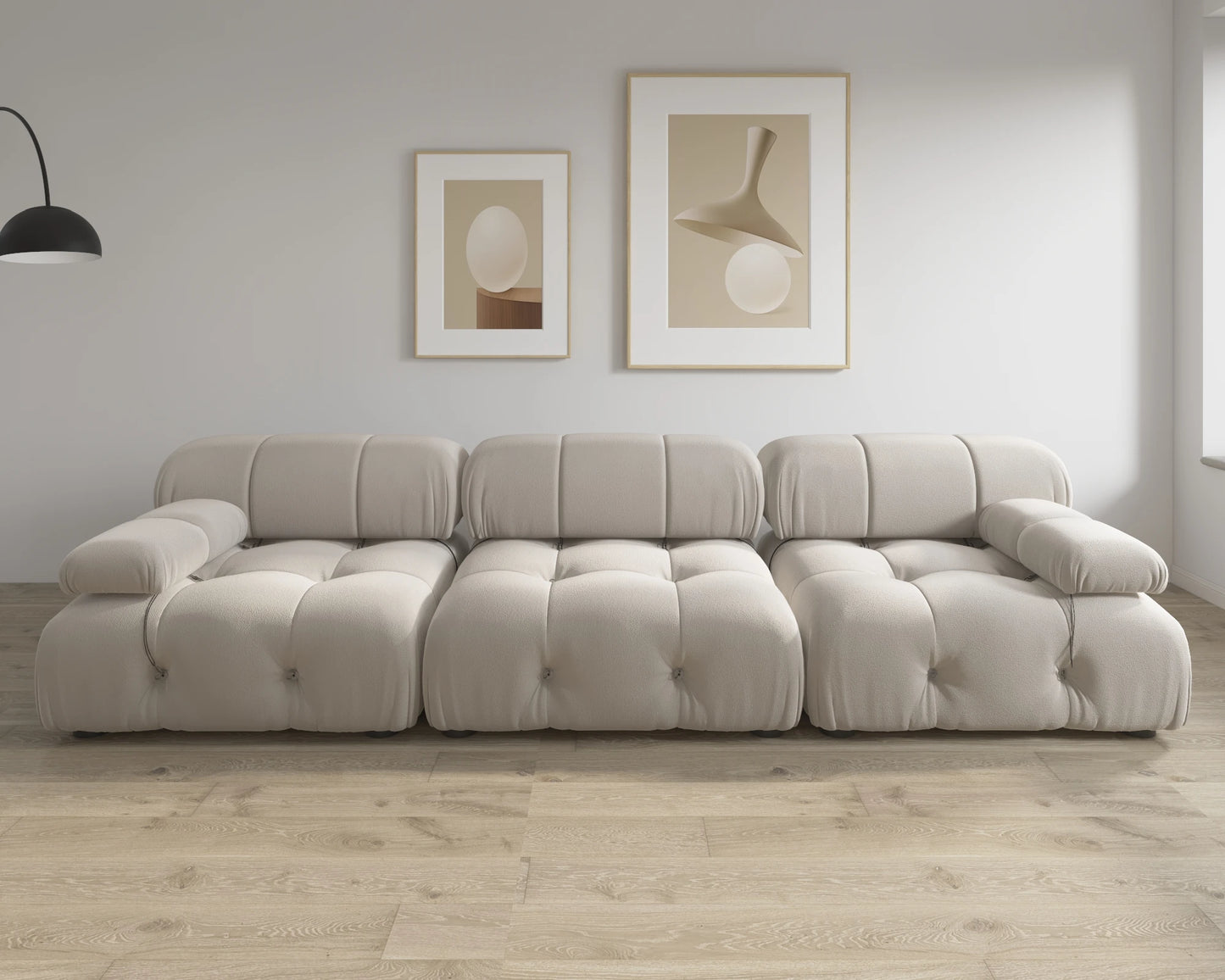 Guangdong CN Minimalist Velvet Modular Sectional Sofa
