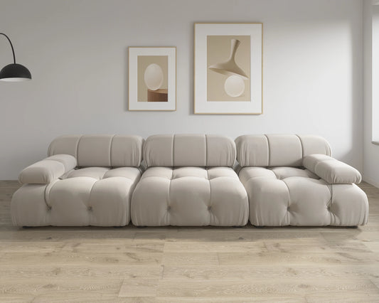 Guangdong CN Minimalist Velvet Modular Sectional Sofa