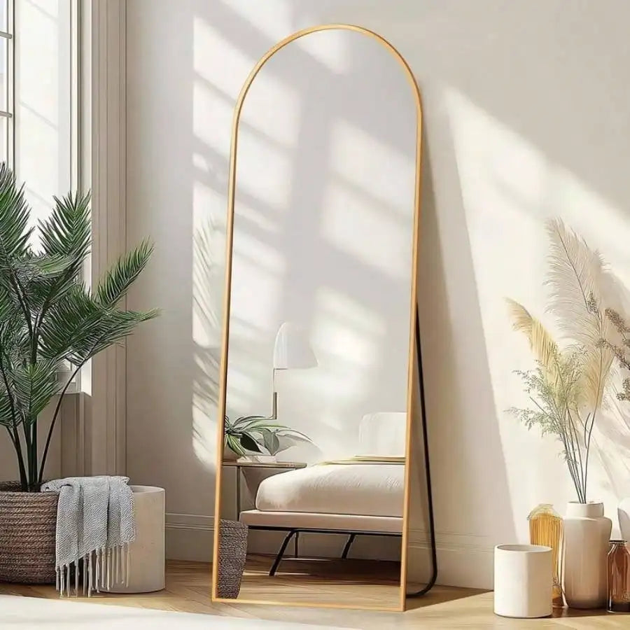 Arched Wall Mirror Framed For Elegant Living Home Decor