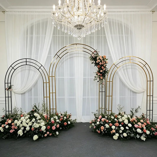 Stainless Steel Wedding Arch Stand Balloon Backdrop