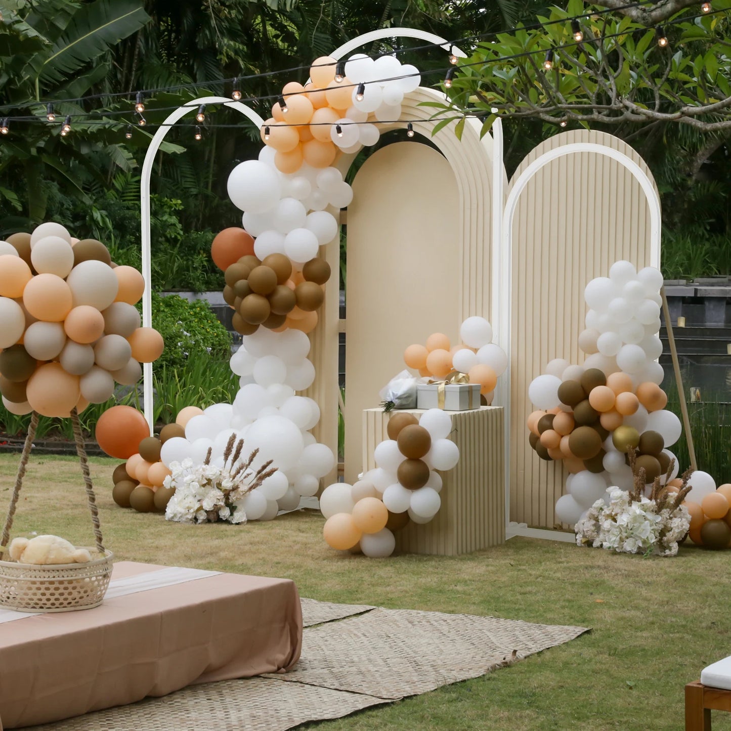 Metal Wedding Arch Balloon Backdrop Stand For Decorations