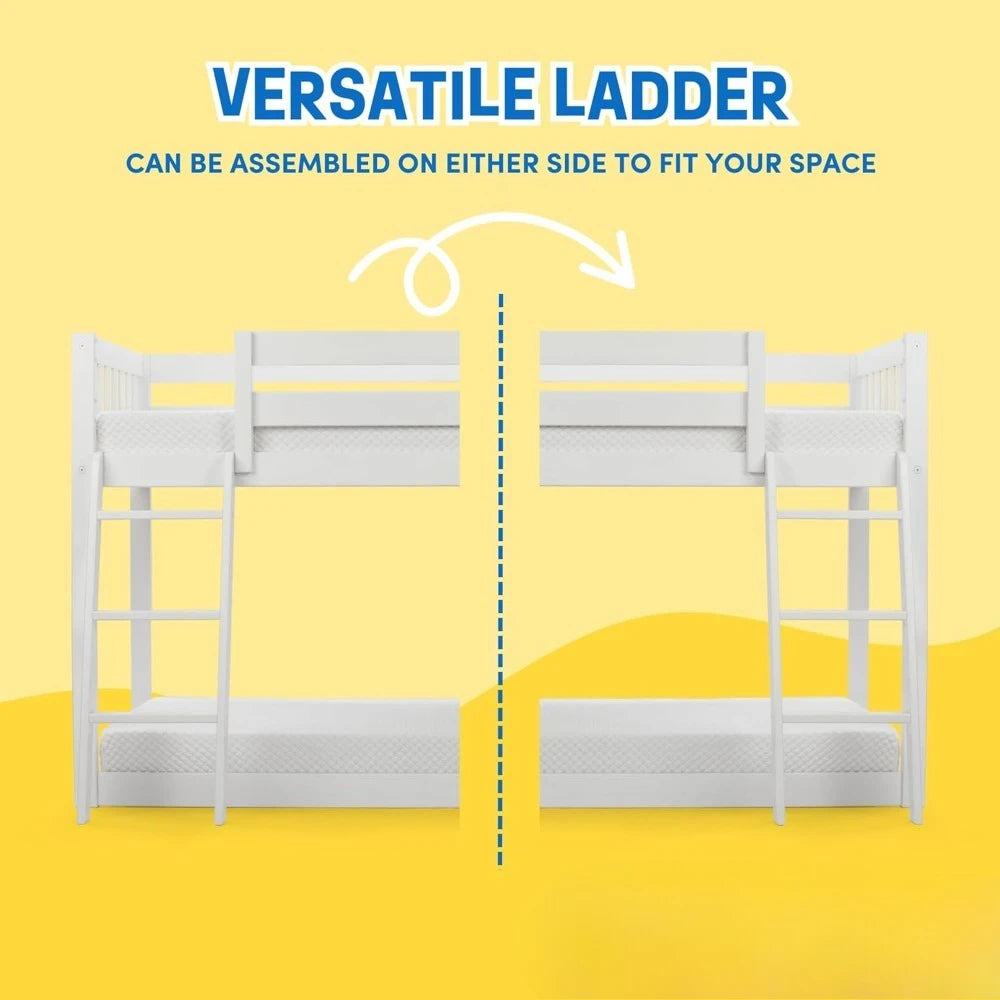 Hign-concerned Low Bunk Bed Solid Wood Bed Frame Slats