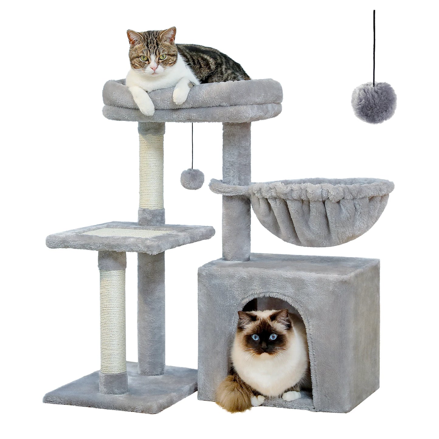 PAWZ Road Cat Tower For Indoor Cats Scratching Posts