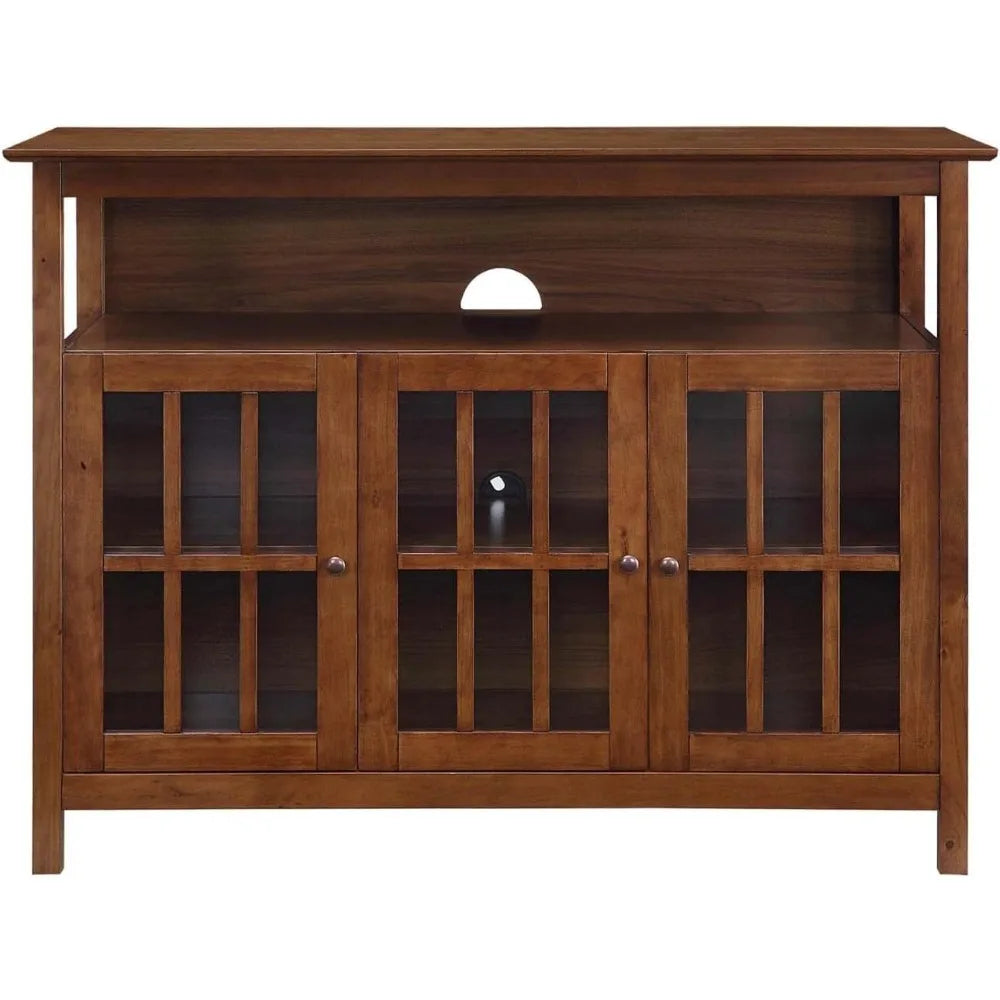 ZHUOTING Ultimate ContemporaryElegant TV Stand With SecretCompartmentStorageSolutions