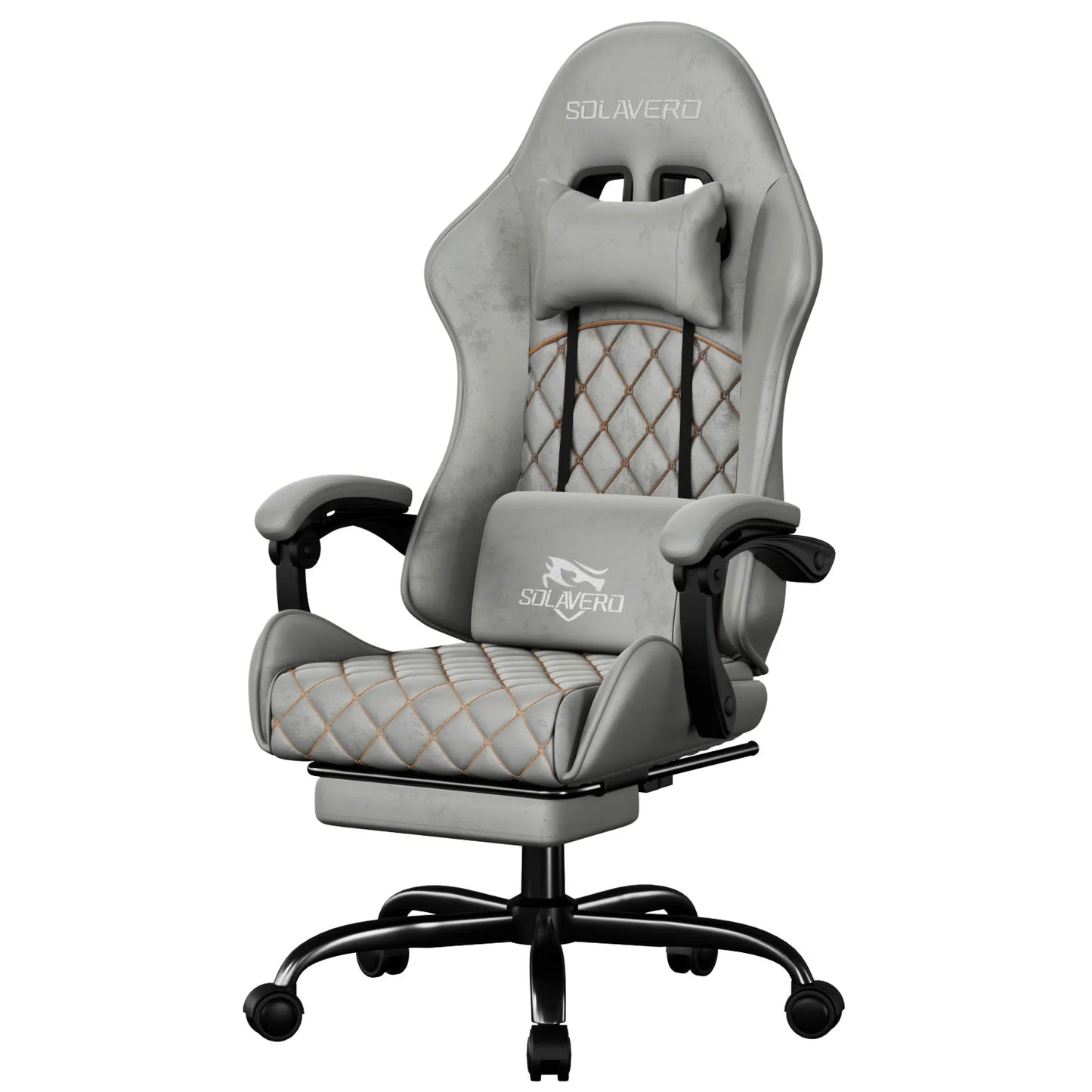 Massage Gaming Chair Ergonomic Office Chair With Headrest