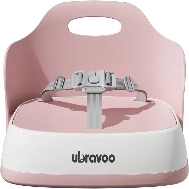 Ubravoo Portable Booster Seat For Dining 3 Point Harness