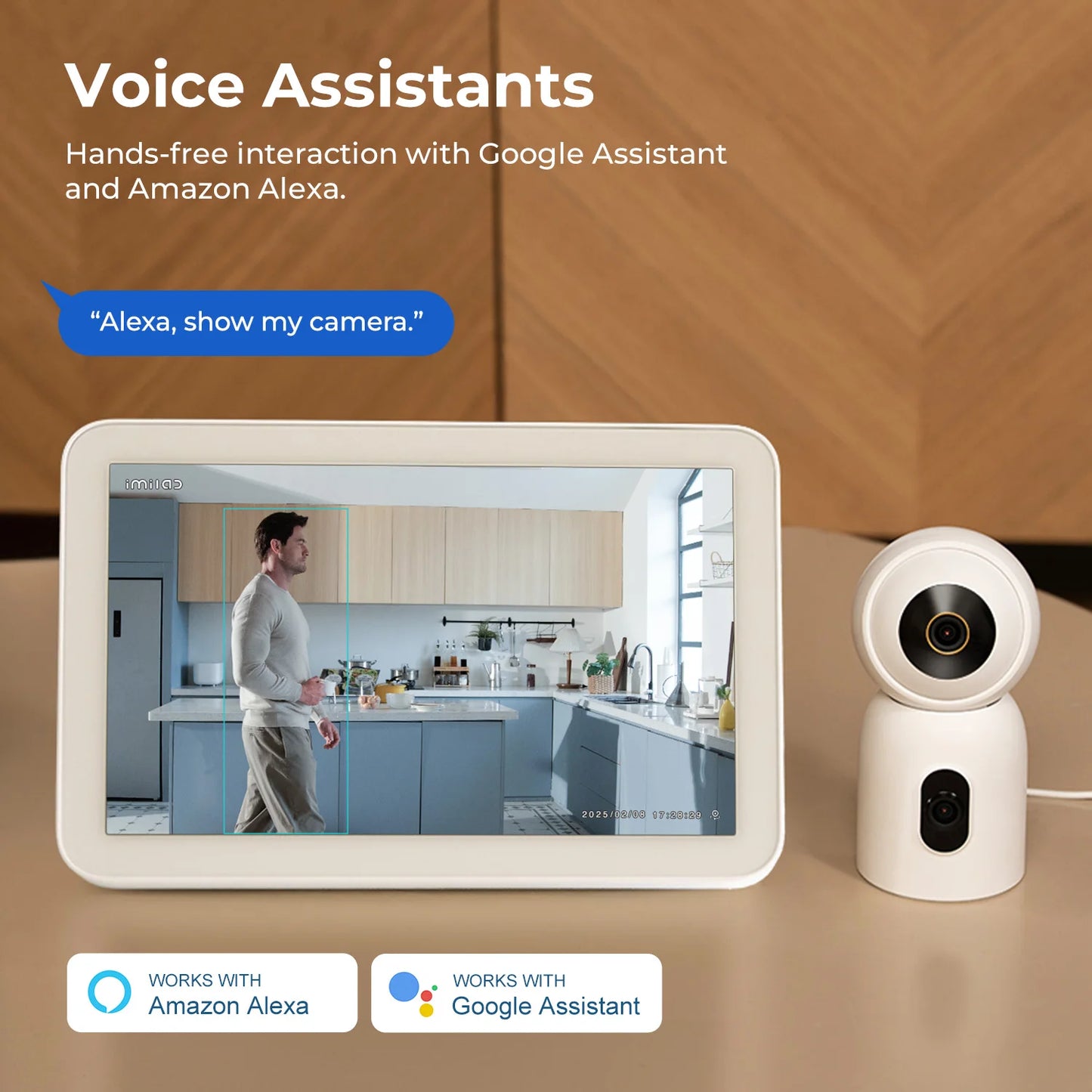 IMILAB C30 Indoor AI Camera Dual 3K Lens WiFi 6 Night Vision