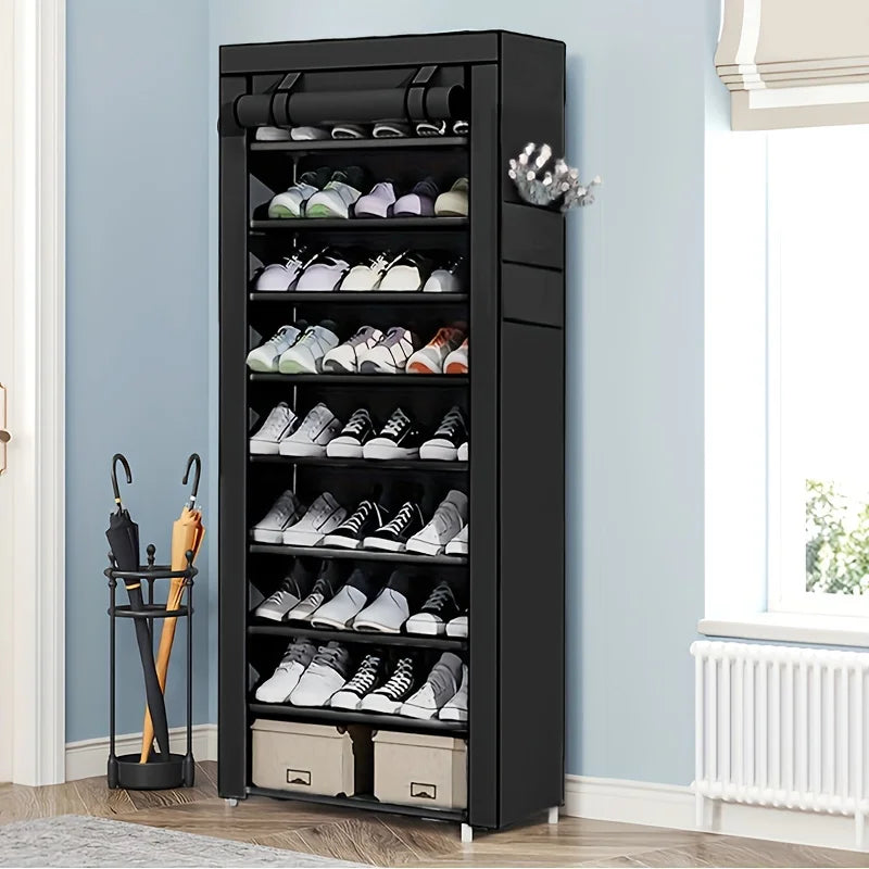 General Use Shoe Rack Holds 18 To 22 Pairs Space Saving