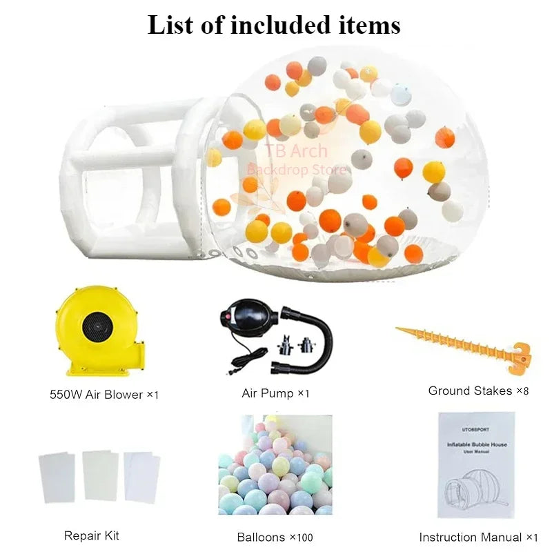 Shanghai Inflatable Bubble House Clear Bubble Tent Wedding