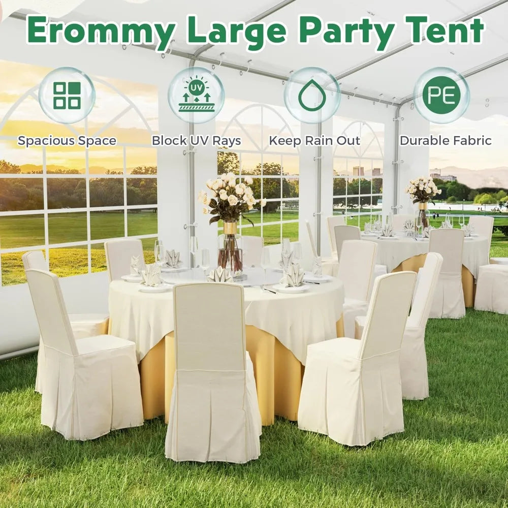 Heavy Duty Wedding Canopy With Removable Sidewalls And Church Windows