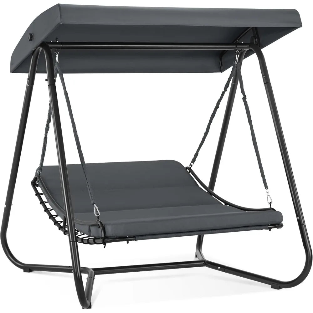 Macrout Hammock Swing Chair with Recliner Outdoor Lounge