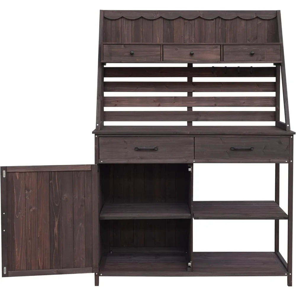 Think 30 Potting Bench With 5 Drawer Garden Workstation