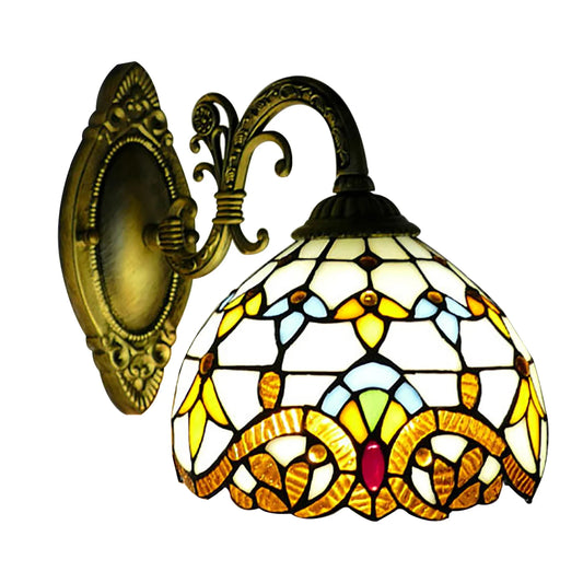 Indoor Vintage Dome Wall Lamp for Living Room Staircase