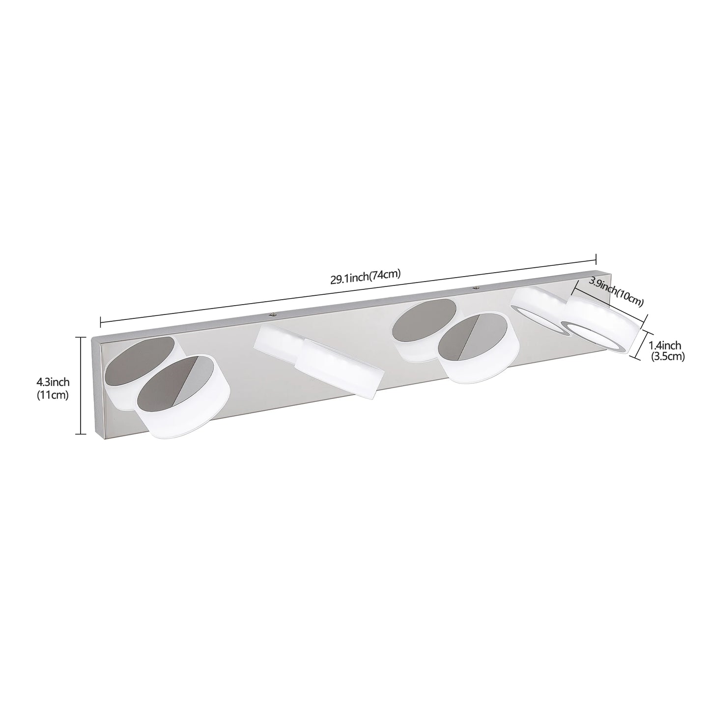 ARLGSITE LED Wall Light With Acrylic Lampshade Energy Saving