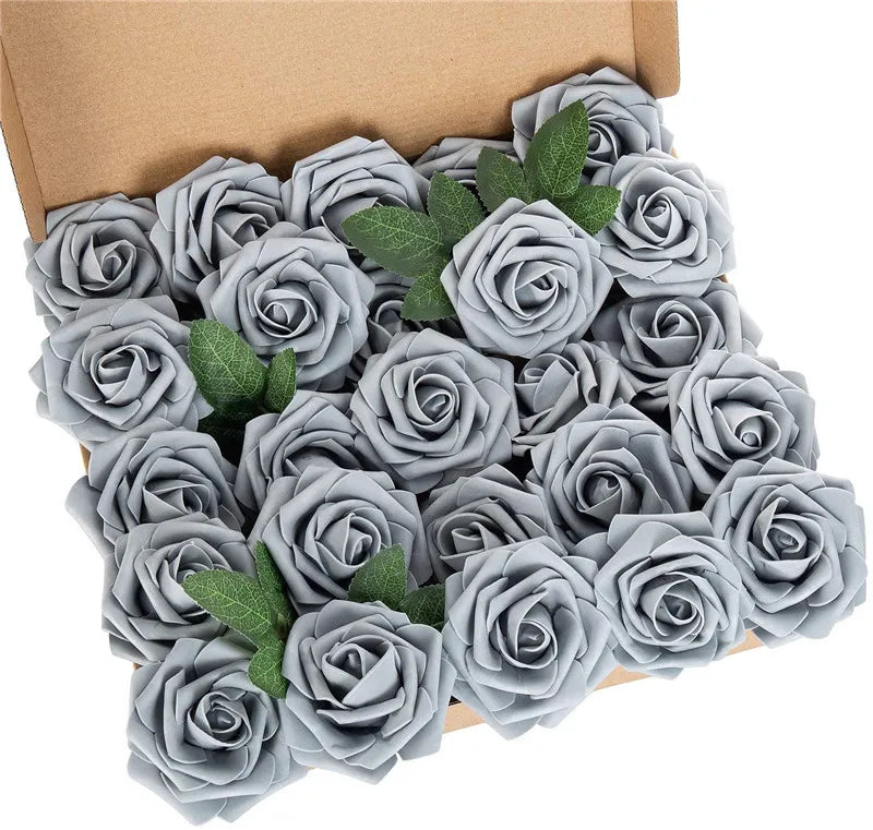 Artificial Foam Rose Flowers for Weddings Bouquets and Centerpieces