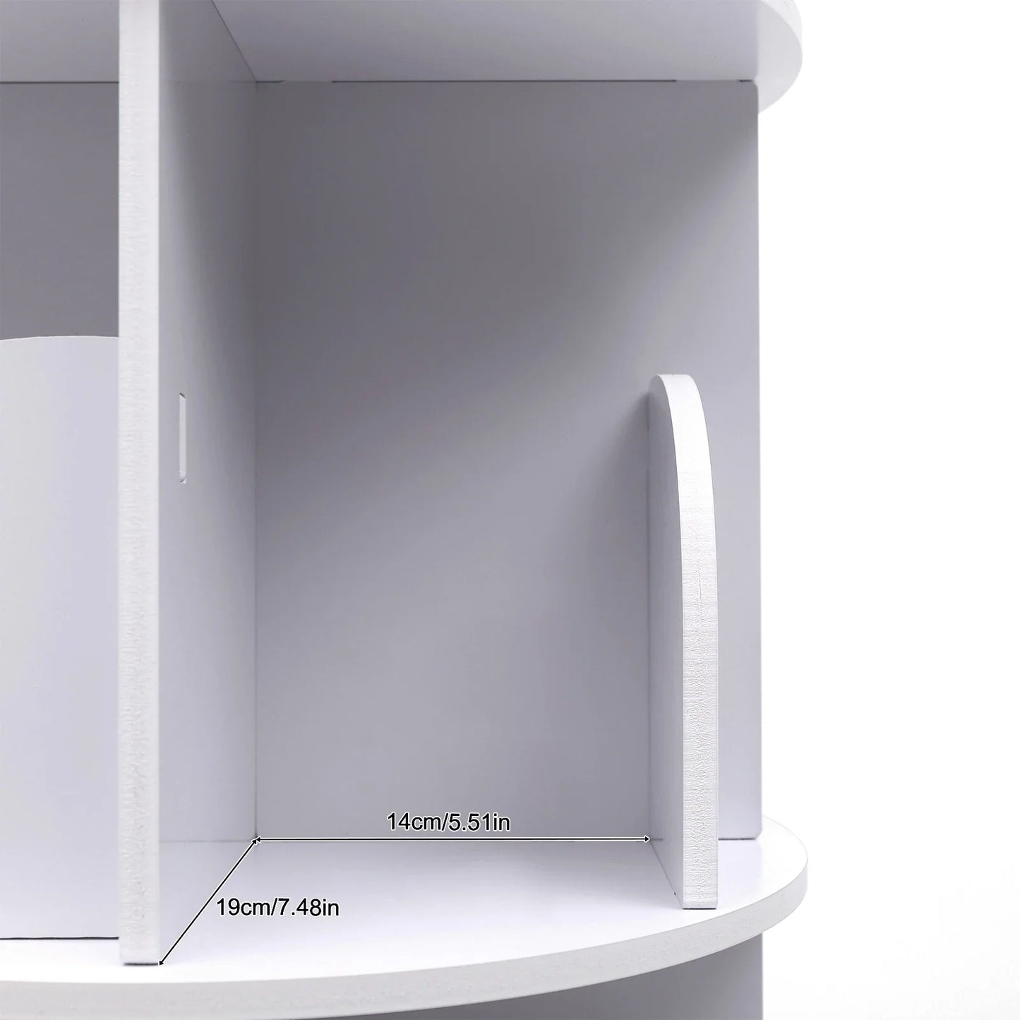 Hign-concerned Rotating Bookcase With 360 Degree Rotation Tool Free