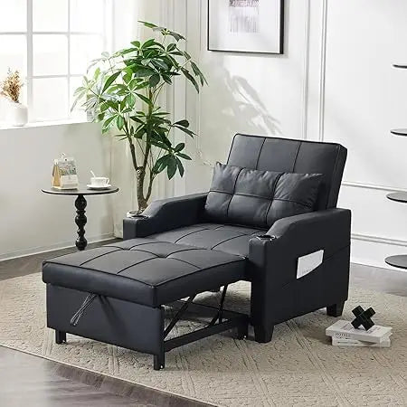 Ticify Sleeper Chair Sofa Bed With USB Type C Ports