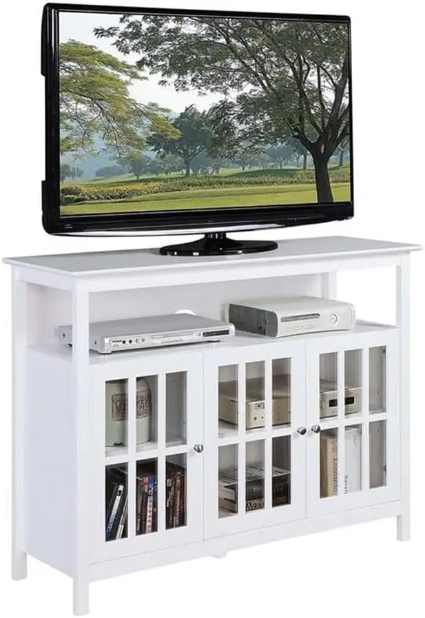 ZHUOTING Ultimate ContemporaryElegant TV Stand With SecretCompartmentStorageSolutions