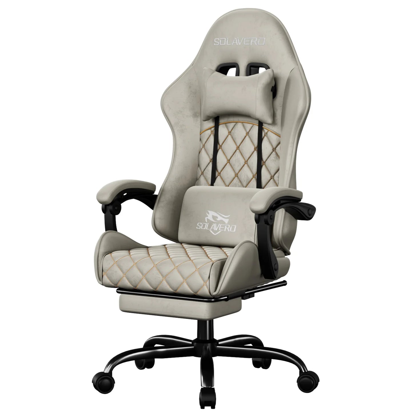 Massage Gaming Chair Ergonomic Office Chair With Headrest