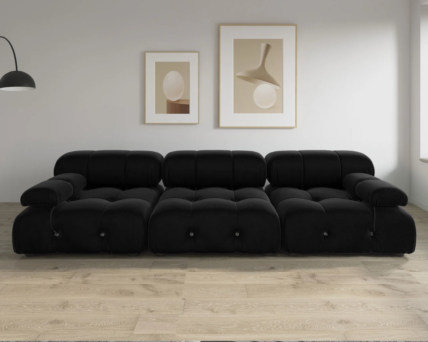 Guangdong CN Minimalist Velvet Modular Sectional Sofa
