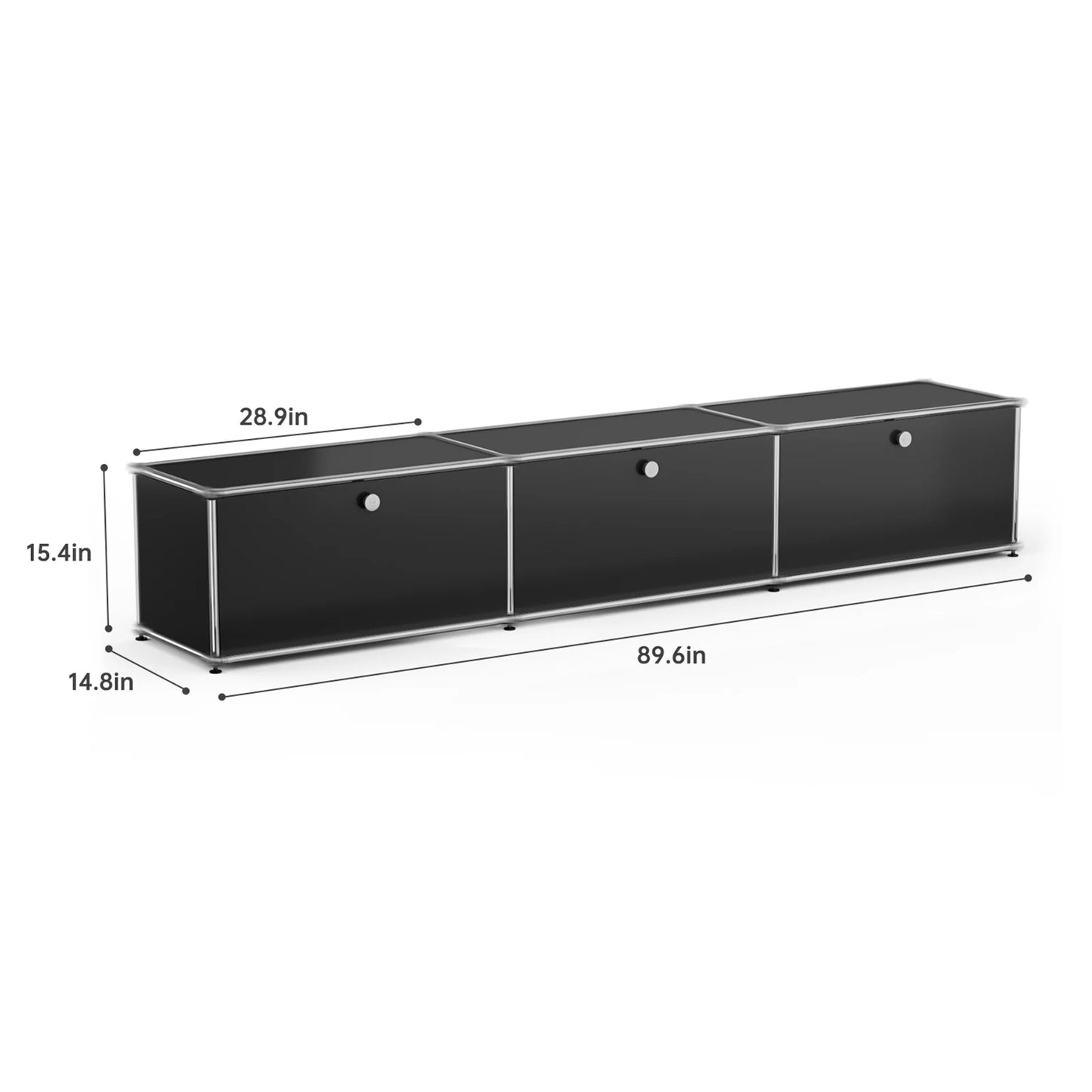 Stainless Steel Storage Cabinet For Living Room And Office