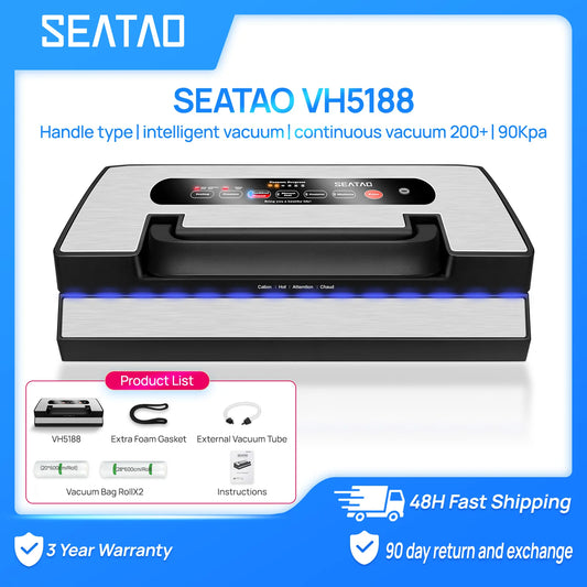 SEATAO Commercial Vacuum Sealer with Cutter and Bag Storage